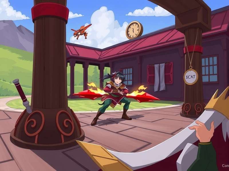 Intense Battle in Anise Warrior Master Anise Warrior Master Combat Scene